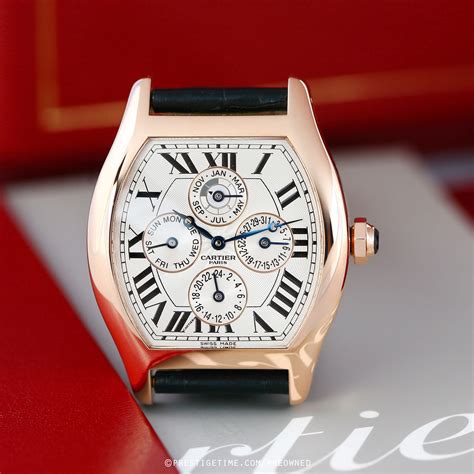 cartier tortue monopoussoir price|cartier tortue perpetual calendar.